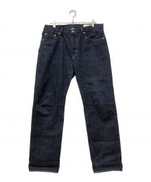 BIG JOHN（ビッグジョン）の古着「セルビッチデニムパンツ」｜インディゴ