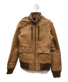 Hysteric Glamour（ヒステリックグラマー）の古着「レザージャケット」｜ブラウン