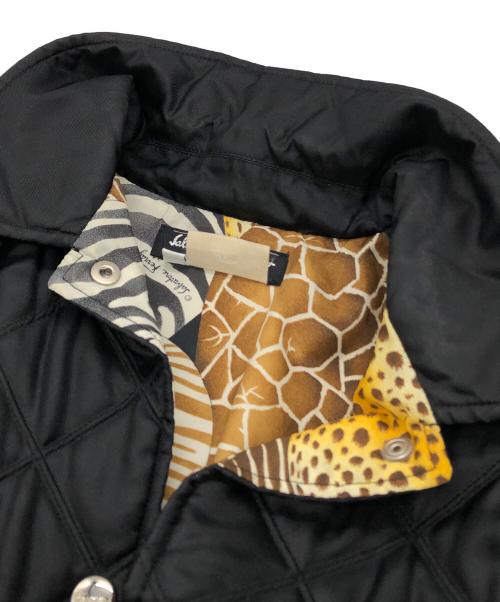 Salvatore Ferragamo（サルヴァトーレ フェラガモ）Salvatore Ferragamo (サルヴァトーレ フェラガモ) キルティングジャケット ブラック サイズ:Mの古着・服飾アイテム