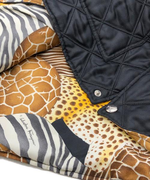 Salvatore Ferragamo（サルヴァトーレ フェラガモ）Salvatore Ferragamo (サルヴァトーレ フェラガモ) キルティングジャケット ブラック サイズ:Mの古着・服飾アイテム