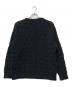 AURALEE (オーラリー) HARD TWIST MERINO ARAN KNIT P/O ブラック サイズ:3：20000円