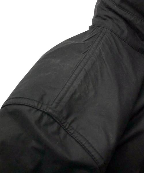 Barbour（バブアー）Barbour (バブアー) AURALEE (オーラリー) スタイリスト私物 (スタイリストシブツ) SL BORDER オイルドコート ブラック サイズ:36の古着・服飾アイテム