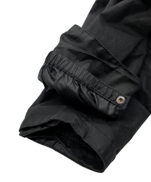 Barbour（バブアー）Barbour (バブアー) AURALEE (オーラリー) スタイリスト私物 (スタイリストシブツ) SL BORDER オイルドコート ブラック サイズ:36の古着・服飾アイテム