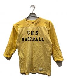 Champion（チャンピオン）の古着「フットボールカットソー」｜イエロー