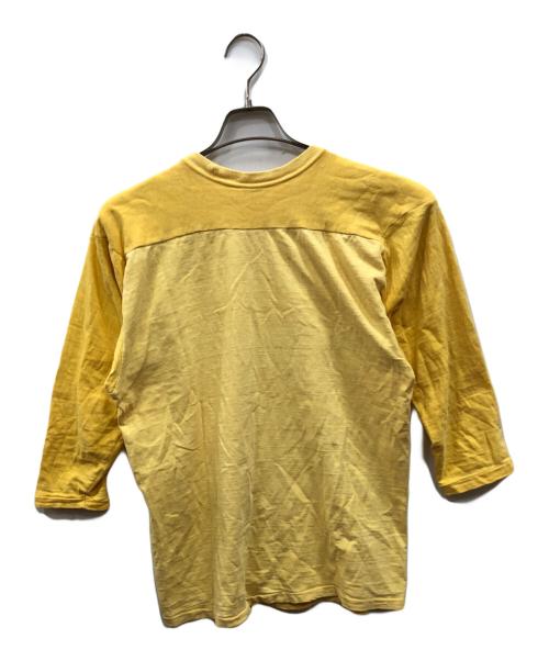 Champion（チャンピオン）Champion (チャンピオン) フットボールカットソー イエロー サイズ:Lの古着・服飾アイテム