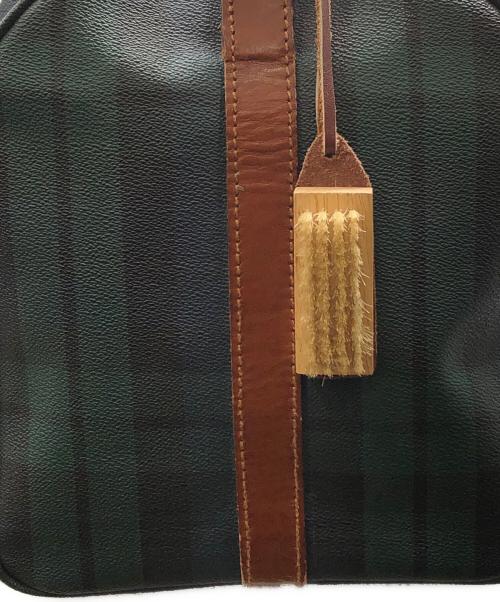 POLO RALPH LAUREN（ポロ・ラルフローレン）POLO RALPH LAUREN (ポロ・ラルフローレン) ブラックウォッチボストンバッグ グリーン サイズ:下記参照の古着・服飾アイテム