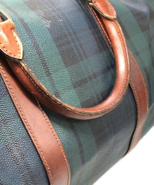 POLO RALPH LAUREN（ポロ・ラルフローレン）POLO RALPH LAUREN (ポロ・ラルフローレン) ブラックウォッチボストンバッグ グリーン サイズ:下記参照の古着・服飾アイテム