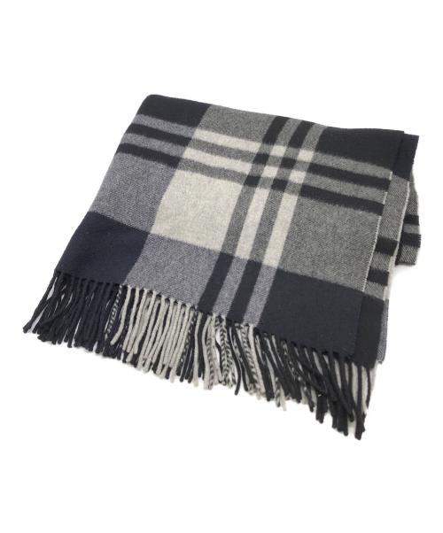 JOSHUA ELLIS（ジョシュア エリス）Joshua Ellis (ジョシュア エリス) カシミヤマフラー グレー サイズ:下記参照の古着・服飾アイテム