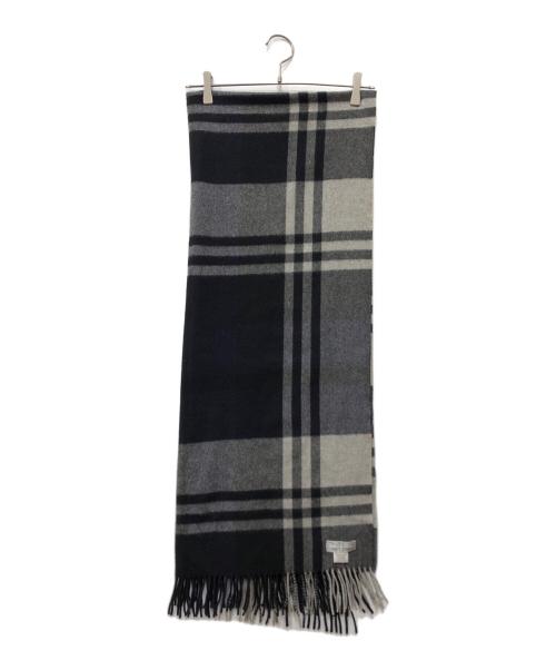 JOSHUA ELLIS（ジョシュア エリス）Joshua Ellis (ジョシュア エリス) カシミヤマフラー グレー サイズ:下記参照の古着・服飾アイテム