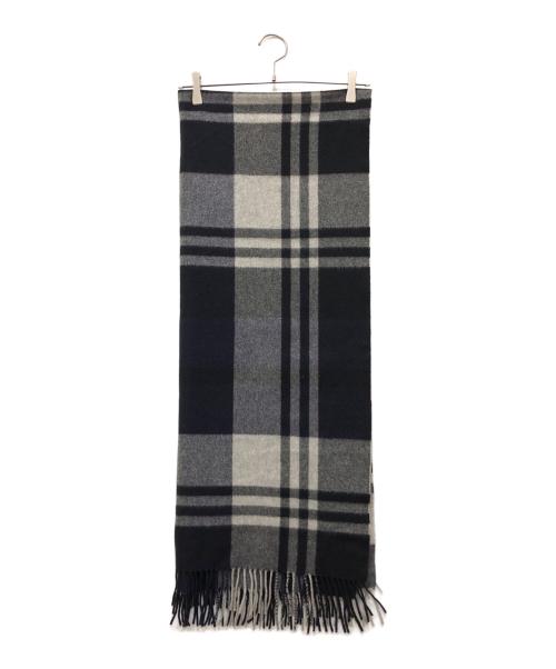 JOSHUA ELLIS（ジョシュア エリス）Joshua Ellis (ジョシュア エリス) カシミヤマフラー グレー サイズ:下記参照の古着・服飾アイテム