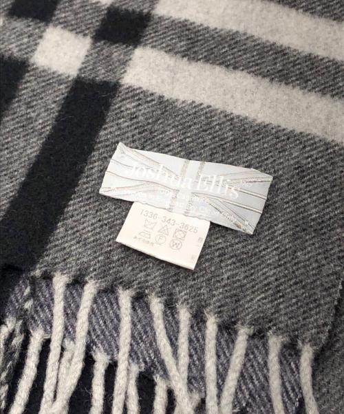 JOSHUA ELLIS（ジョシュア エリス）Joshua Ellis (ジョシュア エリス) カシミヤマフラー グレー サイズ:下記参照の古着・服飾アイテム