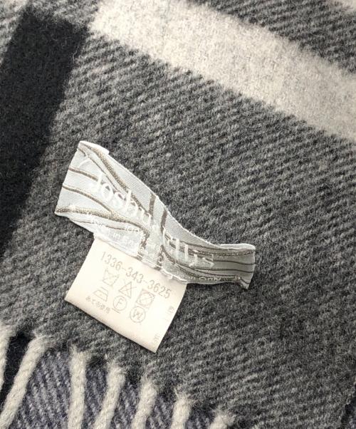 JOSHUA ELLIS（ジョシュア エリス）Joshua Ellis (ジョシュア エリス) カシミヤマフラー グレー サイズ:下記参照の古着・服飾アイテム