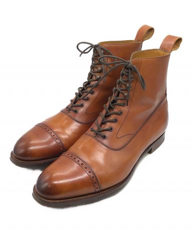 Edward Green ブラウン 8 1/2E 名作202 34730 中古・古着通販】Edward Green (エドワードグリーン) SHANNONレザー