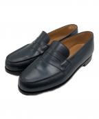 J.M.WESTONジェイエムウエストン）の古着「SIGNATURE LOAFER BLUE BOXCALF」｜ネイビー