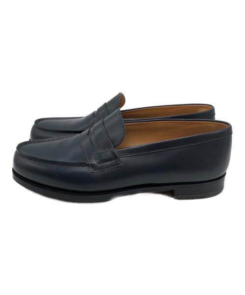 J.M.WESTON（ジェイエムウエストン）J.M.WESTON (ジェイエムウエストン) SIGNATURE LOAFER BLUE BOXCALF ネイビー サイズ:6の古着・服飾アイテム