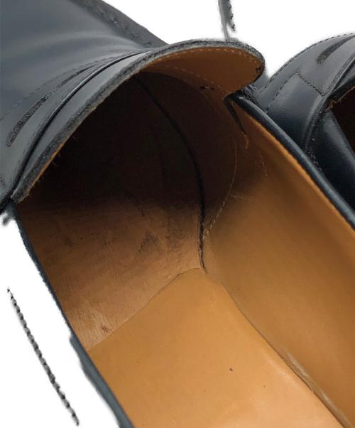 J.M.WESTON（ジェイエムウエストン）J.M.WESTON (ジェイエムウエストン) SIGNATURE LOAFER BLUE BOXCALF ネイビー サイズ:6の古着・服飾アイテム