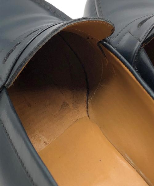 J.M.WESTON（ジェイエムウエストン）J.M.WESTON (ジェイエムウエストン) SIGNATURE LOAFER BLUE BOXCALF ネイビー サイズ:6の古着・服飾アイテム