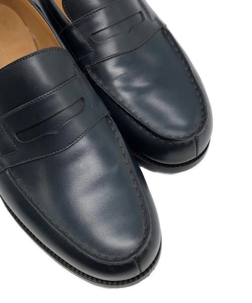 J.M.WESTON（ジェイエムウエストン）J.M.WESTON (ジェイエムウエストン) SIGNATURE LOAFER BLUE BOXCALF ネイビー サイズ:6の古着・服飾アイテム