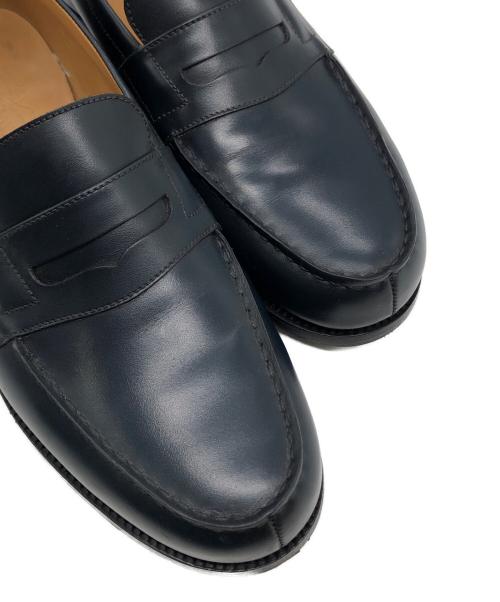 J.M.WESTON（ジェイエムウエストン）J.M.WESTON (ジェイエムウエストン) SIGNATURE LOAFER BLUE BOXCALF ネイビー サイズ:6の古着・服飾アイテム