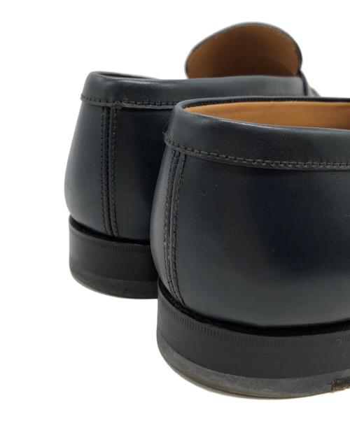 J.M.WESTON（ジェイエムウエストン）J.M.WESTON (ジェイエムウエストン) SIGNATURE LOAFER BLUE BOXCALF ネイビー サイズ:6の古着・服飾アイテム