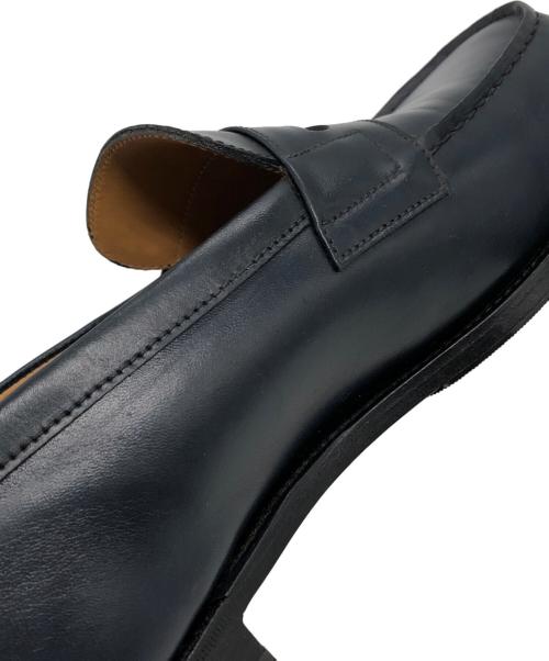 J.M.WESTON（ジェイエムウエストン）J.M.WESTON (ジェイエムウエストン) SIGNATURE LOAFER BLUE BOXCALF ネイビー サイズ:6の古着・服飾アイテム