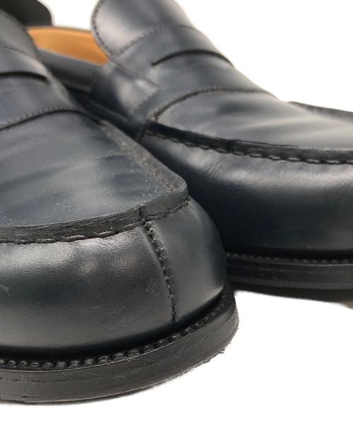 J.M.WESTON（ジェイエムウエストン）J.M.WESTON (ジェイエムウエストン) SIGNATURE LOAFER BLUE BOXCALF ネイビー サイズ:6の古着・服飾アイテム