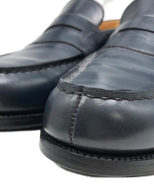 J.M.WESTON（ジェイエムウエストン）J.M.WESTON (ジェイエムウエストン) SIGNATURE LOAFER BLUE BOXCALF ネイビー サイズ:6の古着・服飾アイテム