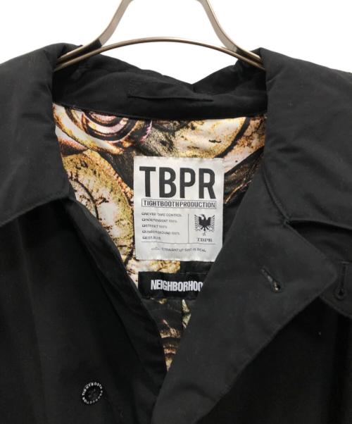 TBPR（タイトブース プロダクション）TBPR (タイトブース プロダクション) NEIGHBORHOOD (ネイバーフッド) 中綿アイズレーコート ブラック サイズ:Ｌの古着・服飾アイテム