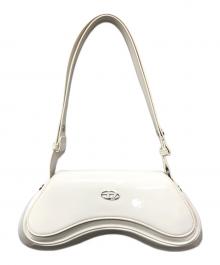 DIESEL（ディーゼル）の古着「PLAY CROSS BODY BAG」｜ホワイト