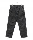 Carhartt WIPカーハート ワークインプログレス）の古着「DOUBLE KNEE PANT」｜ブラック
