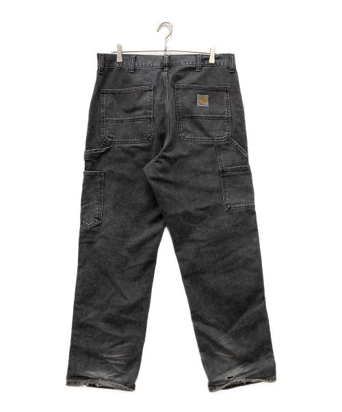 Carhartt WIP（カーハート ワーク イン プログレス）CARHARTT WIP (カーハート ワークインプログレス) DOUBLE KNEE PANT ブラック サイズ:32×32の古着・服飾アイテム