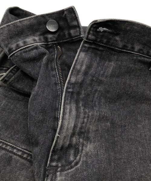 Carhartt WIP（カーハート ワーク イン プログレス）CARHARTT WIP (カーハート ワークインプログレス) DOUBLE KNEE PANT ブラック サイズ:32×32の古着・服飾アイテム