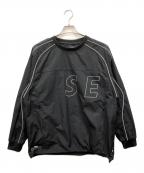 WIND AND SEAウィンダンシー）の古着「Reflective Piping Track L/S」｜ブラック