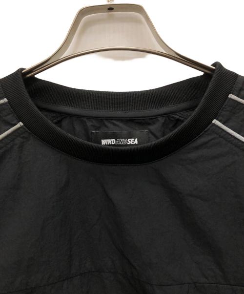 WIND AND SEA（ウィンダンシー）WIND AND SEA (ウィンダンシー) Reflective Piping Track L/S ブラック サイズ:Lの古着・服飾アイテム