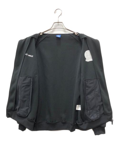 Huber Store（ヒューバーストア）Huber Store (ヒューバーストア) Original Emblem Tricot Track Jacket ブラック サイズ:Mの古着・服飾アイテム