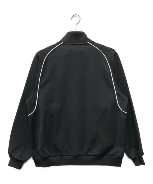 Huber Store（ヒューバーストア）Huber Store (ヒューバーストア) Original Emblem Tricot Track Jacket ブラック サイズ:Mの古着・服飾アイテム