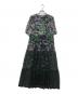 Desigual (デシグアル) フリルとアーティプリントのレディースミディワンピース グリーン サイズ:EUR：S：8000円