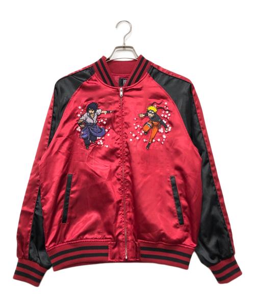 OBORO（オボロ）OBORO (オボロ) スカジャン レッド サイズ:Lの古着・服飾アイテム