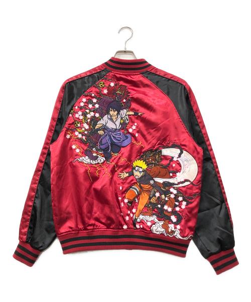 OBORO（オボロ）OBORO (オボロ) スカジャン レッド サイズ:Lの古着・服飾アイテム