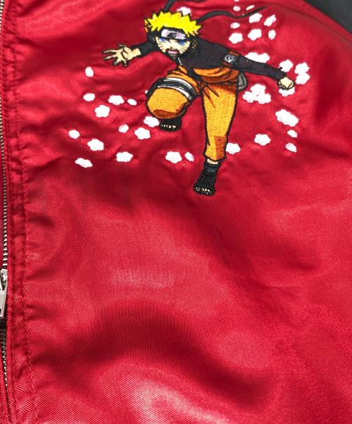 OBORO（オボロ）OBORO (オボロ) スカジャン レッド サイズ:Lの古着・服飾アイテム