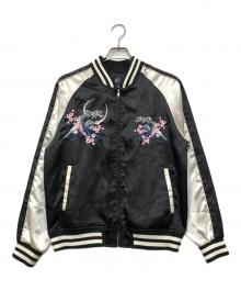 OBORO（オボロ）の古着「スカジャン」｜ブラック