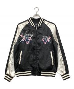 中古・古着通販】hoshihime (ホシヒメ) スカジャン 鷹・薔薇 ライト