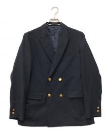 BEAMS（ビームス）の古着「4ボタン ダブルブレステッド ブレザー」｜ネイビー