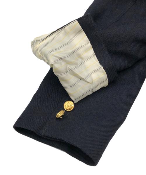 BEAMS（ビームス）BEAMS (ビームス) 4ボタン ダブルブレステッド ブレザー ネイビー サイズ:Sの古着・服飾アイテム
