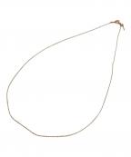 eteエテ）の古着「角あずきチェーン ネックレス」｜ゴールド