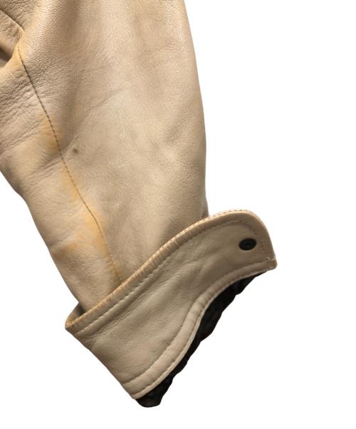 AVIREX（アヴィレックス）AVIREX (アヴィレックス) M-65 レザージャケット ベージュ サイズ:Lの古着・服飾アイテム