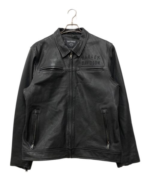 HARLEY-DAVIDSON（ハーレーダビッドソン）HARLEY-DAVIDSON (ハーレーダビッドソン) ロードロッカージャケット ブラック サイズ:Lの古着・服飾アイテム
