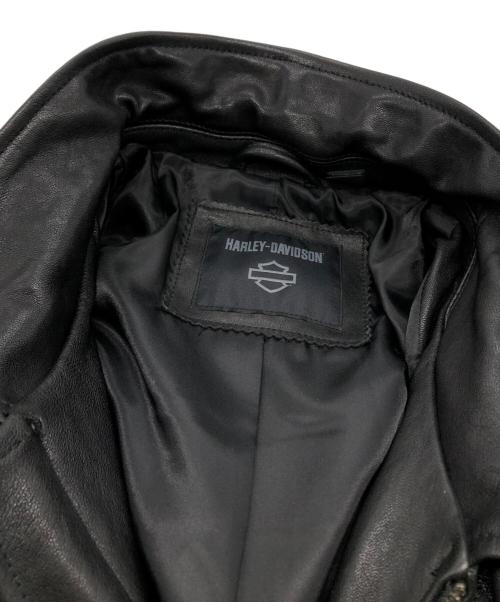 HARLEY-DAVIDSON（ハーレーダビッドソン）HARLEY-DAVIDSON (ハーレーダビッドソン) ロードロッカージャケット ブラック サイズ:Lの古着・服飾アイテム