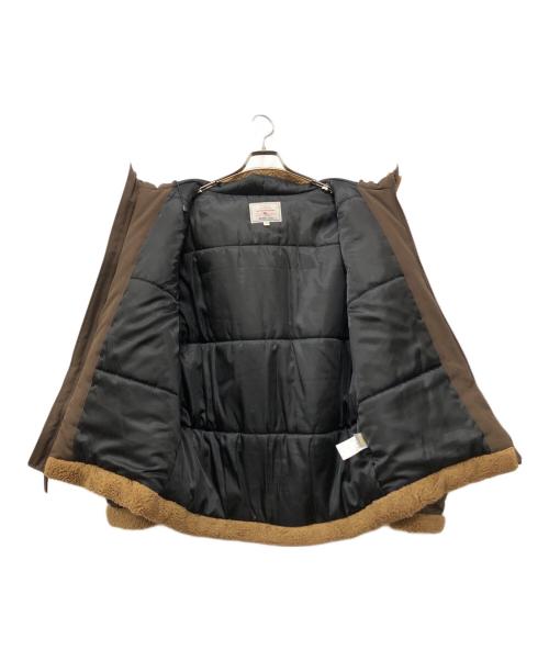 AVIREX（アヴィレックス）AVIREX (アヴィレックス) B-3 HOODIE ブラウン サイズ:XLの古着・服飾アイテム