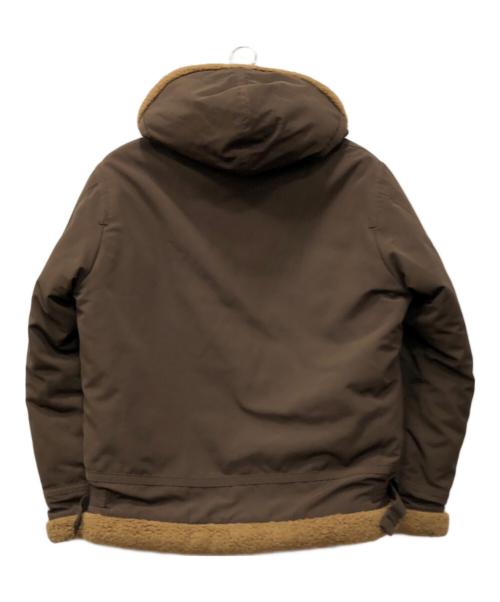 AVIREX（アヴィレックス）AVIREX (アヴィレックス) B-3 HOODIE ブラウン サイズ:XLの古着・服飾アイテム